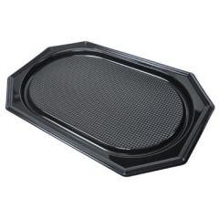 Plastfad 36 x 54 cm Stor PET Sort - 10 stk/pk