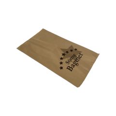 Bagerpose Stjernebageriet 10 kg 535 x 310 + 90 mm 50 gr Brun - 250 stk/krt - UDEN GEBYR OG AFGIFTER