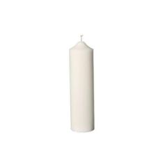 Alterlys Ø60x200 mm, Ren Stearin Hvid - 12 stk/krt