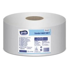 Grite Toilepapir Jumbo Maxi 2-lag Ø 24cm x 340 m Natur