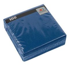 Fasana Serviet 33x33 cm 1-lag, Mørkeblå - 100 stk/pk