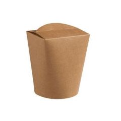 Karton Kinaæske PE belægning 450 ml/16 oz Brun - 500 stk/krt