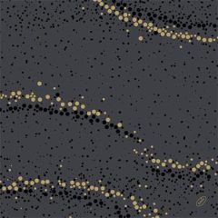 Dunisoft Serviet 40 x 40 cm Golden Black - 60 stk/pk