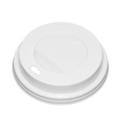 Kaffelåg Catersource Høj Ø80 mm Hvid - 100 stk/pk