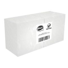 Serviet Ooops, 24 x 24 cm 1-lag Hvid - 500 stk/pk