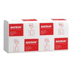 Katrin Håndark Non-Stop Z-Fold 2-lag Hvid - 25 pk x 160 stk/krt