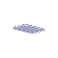 Låg til Condibøtte PP 129 x 192 mm 3050 Klar - 954 stk/krt