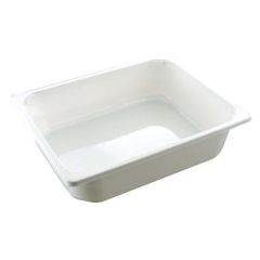 Bakke 5100 ml 325 x 265 x 80 mm CPET Hvid - 80 stk/krt