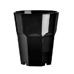 Flergangs Drikkeglas Granity Rock 37 cl Sort - 24 stk/pk
