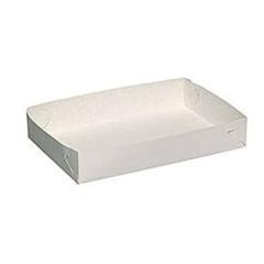 Pap Kageæske m. v-skær nr. 5 380 x 230 x 50 mm - 200 stk/krt