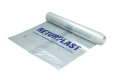 Knudesække beregnet t/returplast 56 my - 10 rl x 10 stk