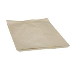 Bagerpose 2 kg 200 x 340 + 20 mm 40 gr Brun - 1000 stk/krt