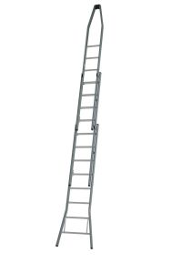 Dirks Alu Stige teflonbelagt, 2 x 7 trin