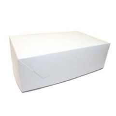 Pap Kageæske Hvid 230 x 140 x 75 mm - 250 stk/krt