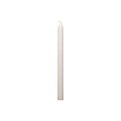 Rustiklys 10 timer, Ø22 x 290 mm, Hvid - 50 stk/krt