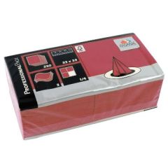 Fasana Serviet 33x33 cm 3-lag, Bordeaux - 250 stk/pk