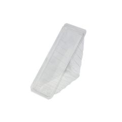 Sandwichbakke 180 x 68 x 80 mm m/Låg PET Klar - 5 pk x 100 stk/krt