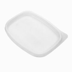 Plastlåg Rektangulær 143 x 108 x 9.5 mm PP Klar - 14 pk x 50 stk/krt