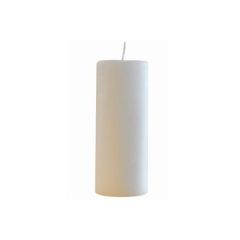 Bloklys Brændetid 40 timer, Ø60 x 120 mm, Hvid - 12 stk/krt