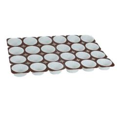 Muffinsform i bakker 50x36 mm t/24 stk muffins - 125 stk/krt
