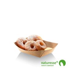 Pommes Frites Bakke nr. 2 Karton/PLA 85 x 51 x 36 mm - 250 stk/pk