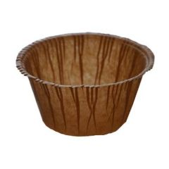 Muffinsform 50 x 35 mm 65 gr Golden - 4 pk x 250 stk/krt