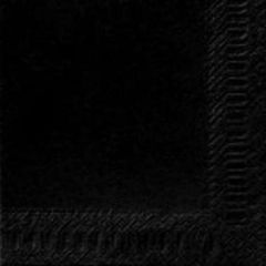 Duni Serviet 40 x 40 cm 3-lag Sort - 125 stk/pk