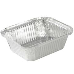 Alubakke Firkantet 450 ml 142 x 116 x 41 mm - 1000 stk/krt