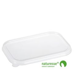 PLA Låg til bakke 850 og 1000 ml Klar - 65 stk/pk