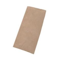 Fransk Hotdog Pose 190 mm 40 gr kraft m/fals BRUN - 1000 stk