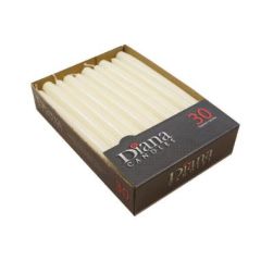 Antiklys 7.5 timer, Ø22 x 245 mm, Elfenben - 30 stk/pk