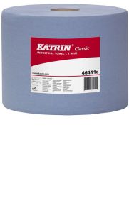 Katrin Classic Håndaftørrings-rulle L 2 lags Blå - 2 Rl/krt