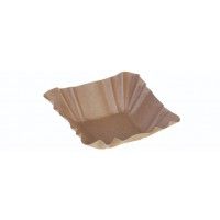 Kraft Dipskål FSC 90 x 90 x 30 mm Brun - 250 stk/pk