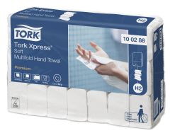 Tork H2 Premium Soft 4-foldet Hvid 21 pk. x 110 Stk/krt.
