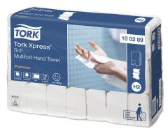 Tork H2 Soft Håndark 2 lag Hvid - 21 pk x 151 stk/krt