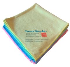 Tentax Nano-Ag+ Microcide Antibakteriel Microfiberklud Rød
