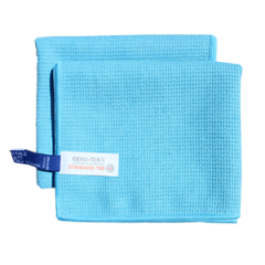 Viskestykke Microfiber OEKO-TEX 70 x 40 cm blå