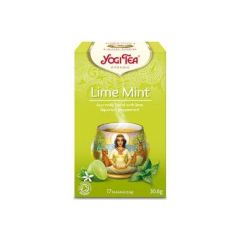 Te Yogi Lime Mint 6x17 breve Økologisk, 6 æsk x 17 brv/krt