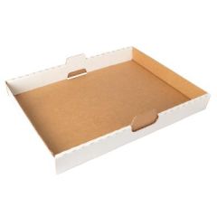 Transportæske 432 x 301 x 47 mm til ½ kagemand - 25 stk/krt