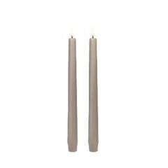 LED Stagelys Uyuni 20.5 cm u/fjernbetjening Sandstone - 6 pk x 2 stk/krt