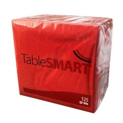 TableSmart Serviet 33 x 33 cm 3-lags Rød - 125 stk/pk