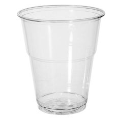 Plastglas Bioware PLA 30 cl Ø95 x H110 mm Klar - 50 stk/ps