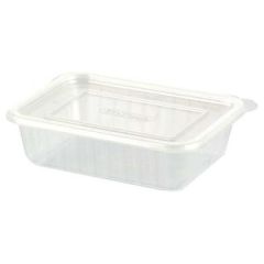 Duni Salatbæger Fix Pack 350 ml Firkantet PP - 50 stk/pk