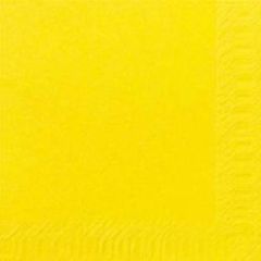 Duni Serviet 40 x 40 cm 3-lag Gul - 125 stk/pk