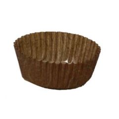 Kagekapsel nr. 7 Ø35 x 16 mm Brun/Guld - 4 pk x 500 stk/krt
