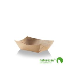 Pommes Frites Bakke nr. 3 Karton/PLA 100 x 60 x 41 mm - 250 stk/pk