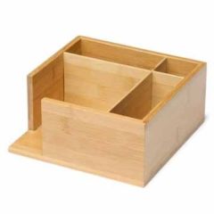 Bambus Servietboks 18 x 18 cm - 2 stk/krt