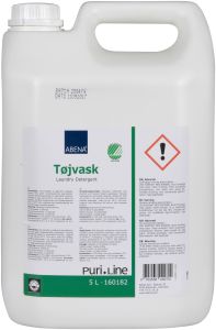 Tøjvask Abena Puri-Line flydende kulørt/hvidt - 5 L