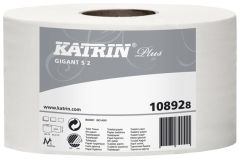 Katrin Plus Gigant toiletpapir S 2-lags - 12 Rl/krt