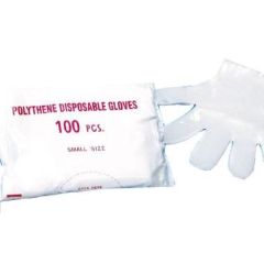 Handske Engangs str S LDPE - 100 stk/pk